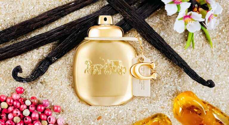 coach gold elegant oriental floral fragrance for women