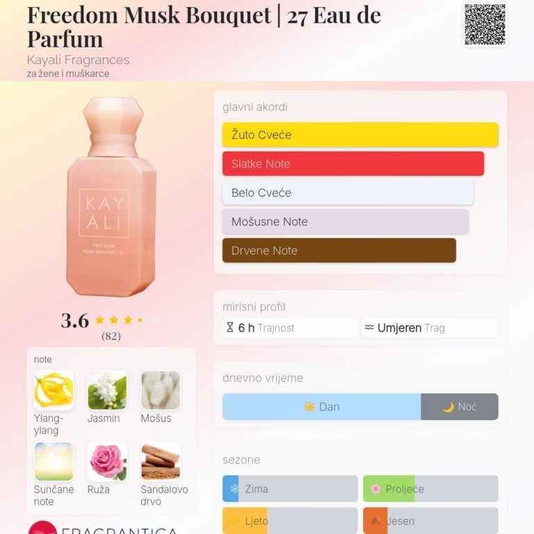 freedom musk bouquet 27 eau de parfum kayali fragrances uvid u svijet floralne sensualnosti