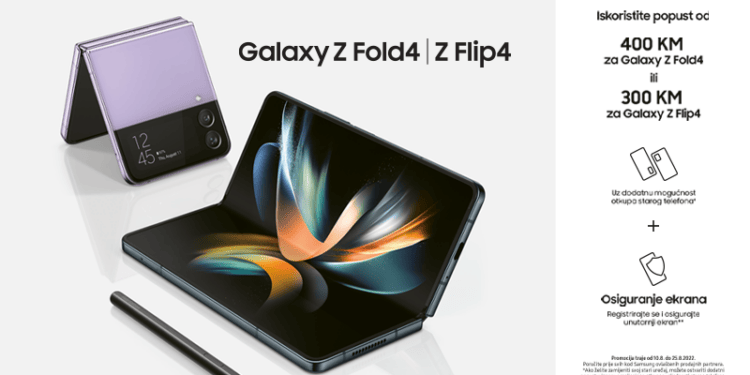 Samsung Galaxy Z Fold4 i Z Flip4: Evolucija savitljivaca na vašim dlanovima 1 Samsung Galaxy Z Fold4 i Z Flip4: Evolucija savitljivaca na vašim dlanovima