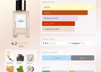 Zouzou Celine: Recenzija parfema, mirisne note i sve što trebate znati